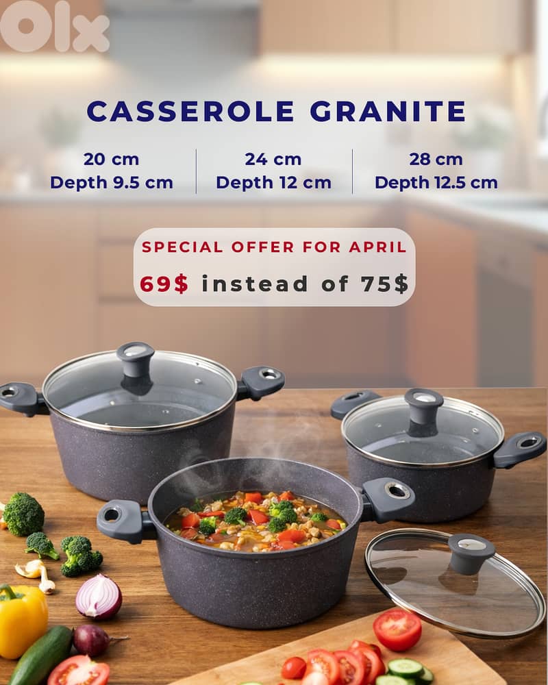 Granite Casserole 2
