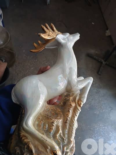 Rare Vintage Italian Ceramiche Stella Figurine – Signed in Gold