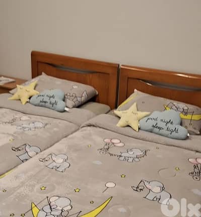 two single beds