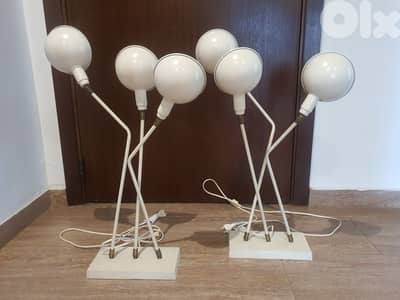 Set of 2 adjustable lamps