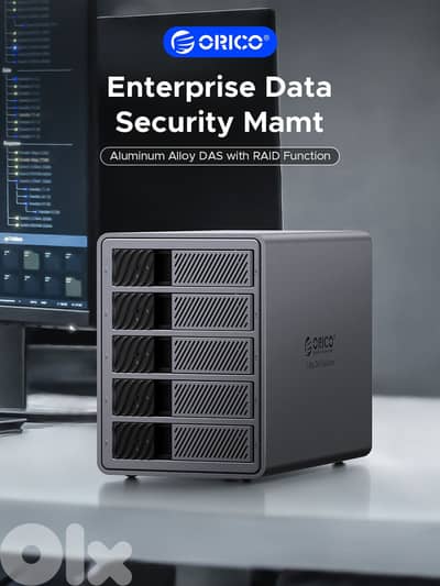 ORICO 5 Big RAID DAS Solution Hard Drive Enclosure ProRAID 110TB