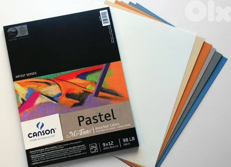 TShape rulers / canson paper cardboards مواعين كرتون كرتون ملون 1