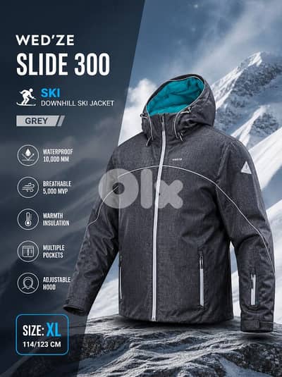 wedze slide 300 ski jacket