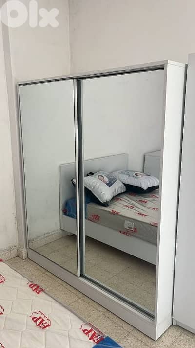 New wardrobes Sliding 2 Doors With Mirror High Quality