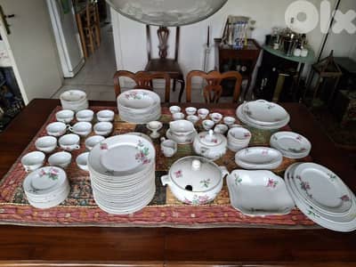 old porcelain set, 120 pieces