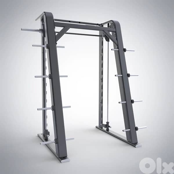 Commercial Smith Machine with Pull-Up Bar 3