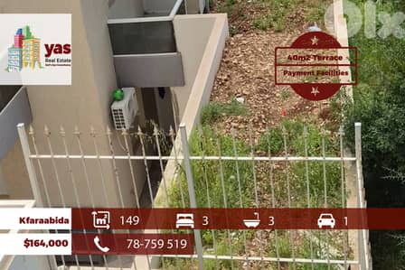 Kfaraabida 149m2 | 40m2 Terrace | Pyt Facilities | Open View | MCH