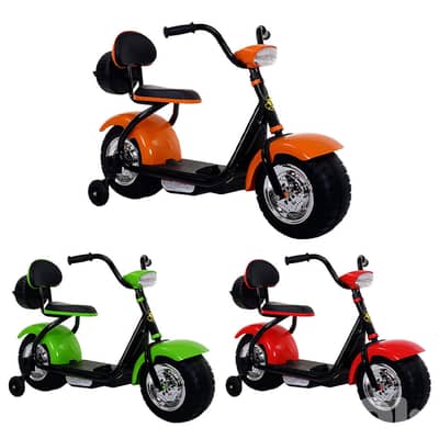 Coco Harley Kids Ride-On Electric Motorcycle Toy 6V 4AH-دراجة كهربائية