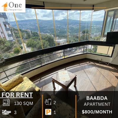 APARTMENT FOR RENT BAABDA TOWN