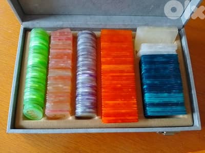 Bakelite poker chips vintage