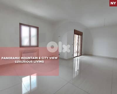 Panoramic mountain & city view, Aatchane, Metn/عطشانه REF#NY135769