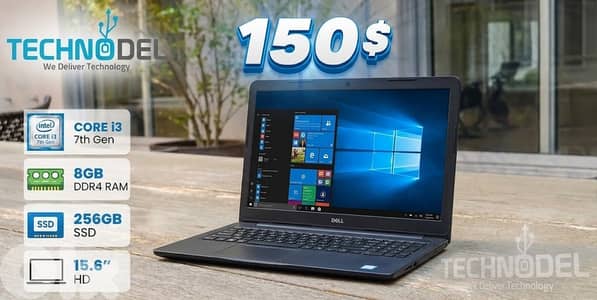 DELL 3567 core i3 7th 8GB 256gb ssd 15.6"