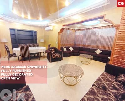 Furnished/Open View/Furn El Chebbak, Baabda/فرن الشباك/ REF#CG135804 !