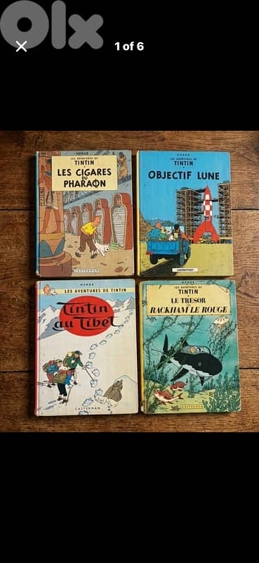 Vintage Tintin Collection 1950s/80s-Rare Early French Casterman Prints