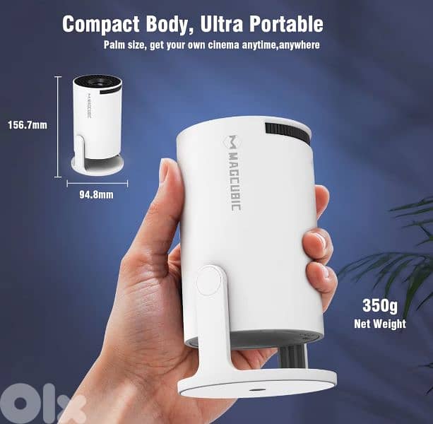Magcubic HY300 Pro 4K Projector-Android 11, Dual WiFi6, 260 ANSI,BT5.0 1