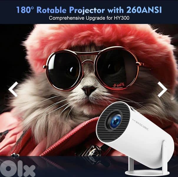 Magcubic HY300 Pro 4K Projector-Android 11, Dual WiFi6, 260 ANSI,BT5.0 18