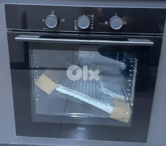 Top+Oven Electro Gas 60cm Black توب+فرن أنكستري ألكترو غاز إيطالي 1