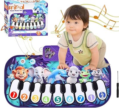 Musical Mat, Cute Baby Play Piano Mat, Toddler Music Instruments, Elec