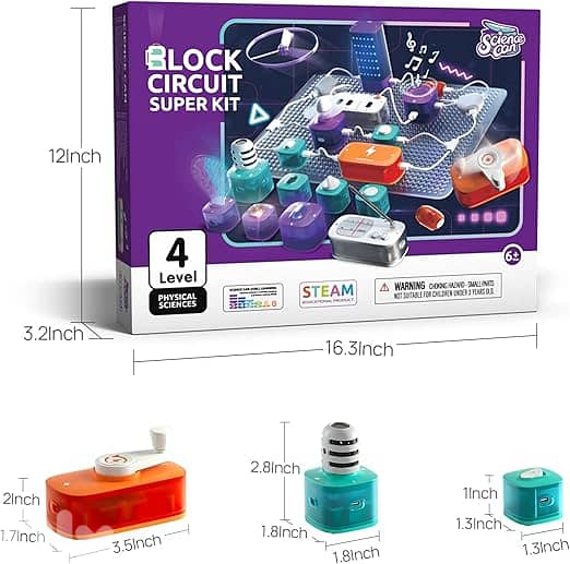 Science Kits for Kids, STEM Kits for Kids, Electronics Exploration Kit 4