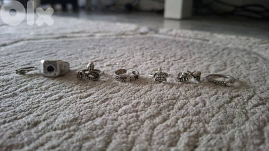 silver rings whimzy bundle