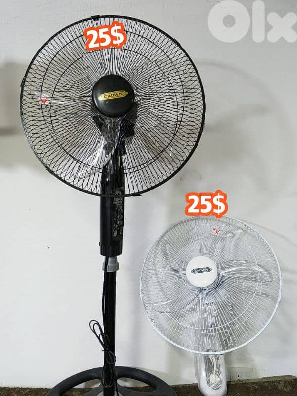 بدل مروحتك المحروقه باكروان جديده ابتداء 15$الى 18$ 2