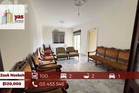 Zouk Mosbeh 100m2 | Well Maintained | Calm Street | City View | CHN |