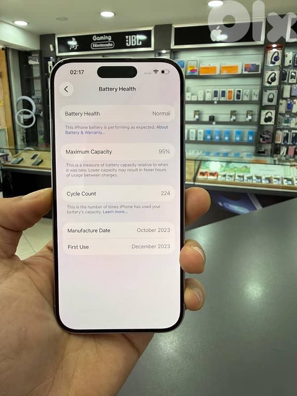 IPHONE 15 PRO 1TB USED 3