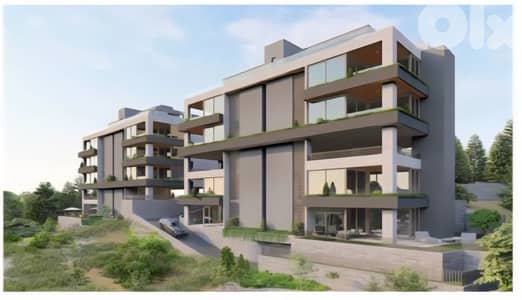Apartment for sale in Beit El Chaar/ Under construction/ Garden