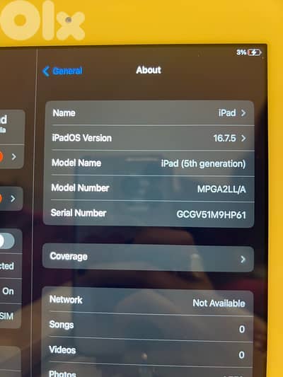 Ipad 5th generation