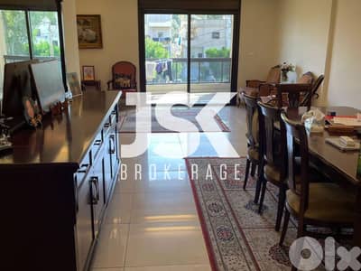 L21219 - Semi-Furnished Apartment with Terrace For Sale in Bouchrieh