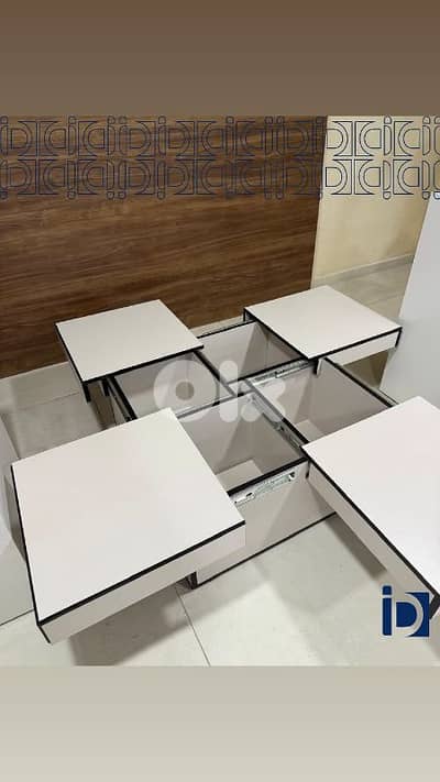 New Coffee Table with 4 Drawers High Quality