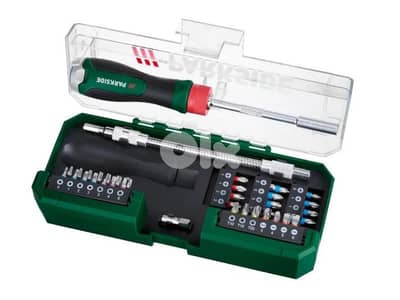 parkside ratchet screwdriver bit set 43 pcs
