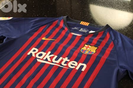 Barca Messi singed jersey