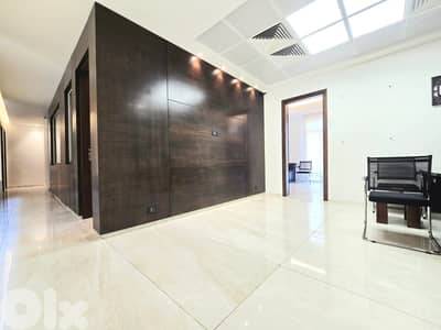 RAO26-5069 Semi Furnished Office 210m For Rent in Hazmieh, $ 2500 cash