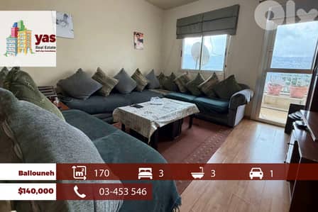 Ballouneh 170m2 | Well Maintained | Mountain View | EL/EH