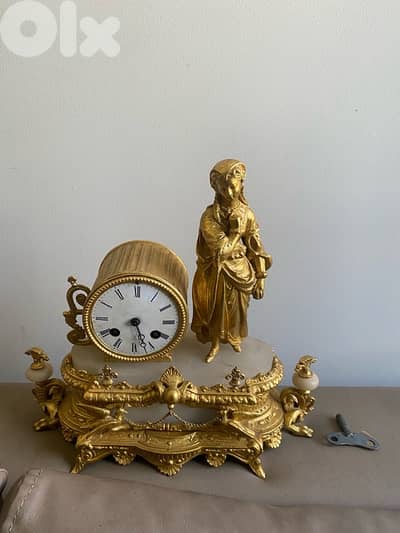 old french clock works
