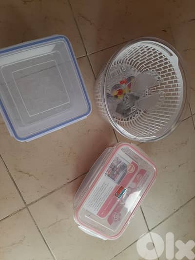 Tupperware شروة علب تخزين للطعام بلاستيك