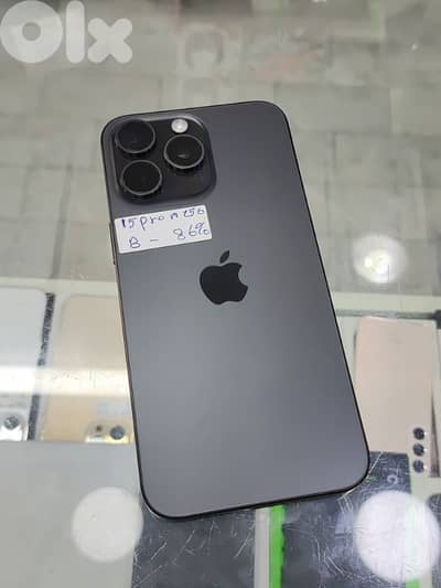 apple iphone 15 pro max used black