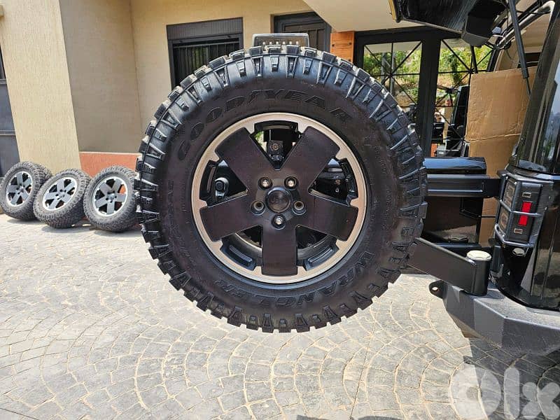 Goodyear Duratrac with rims 1