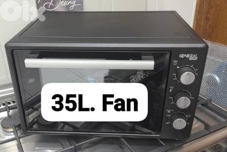Electric Oven General Gold 35L Fan فرن كهرباء جنرال غولد مع مروحة