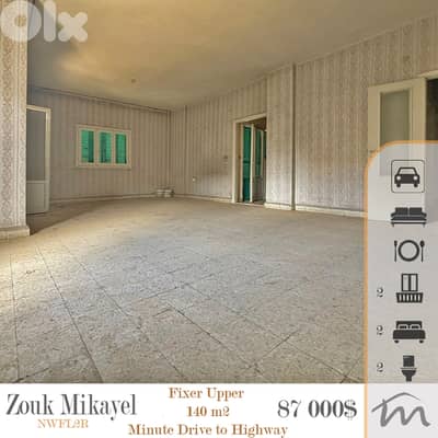 Zouk Mikayel | Fixer Upper | 3 Balconies | Prime Rental Investment