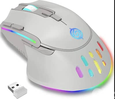 K-Snake BM520 9-button 2.4G RGB Wireless Dual-mode Gaming Mouse