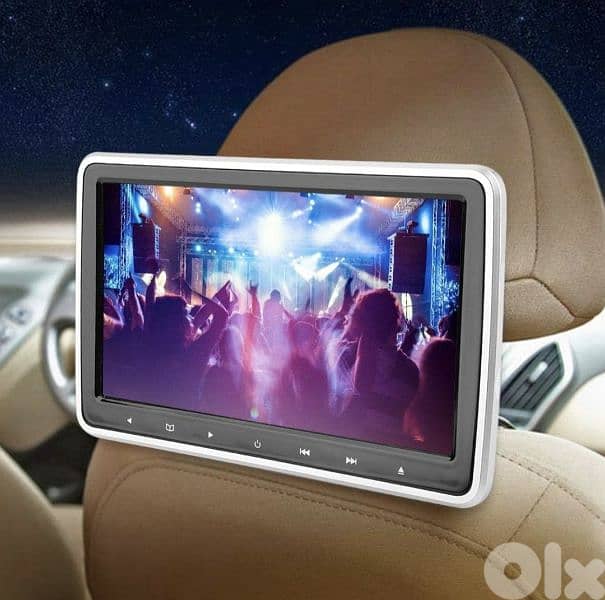 10.1 Inch Car Headrest Mount Monitor DVD Player-Dual Audio Video HDMI 12