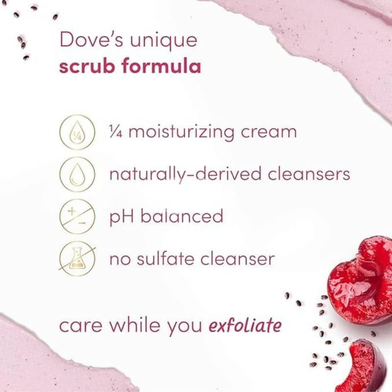Dove Himalayan Salt & Rose Oil Body Scrub 425 g 1