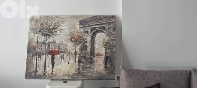 Large Paris Canvas Wall Art – 60x80