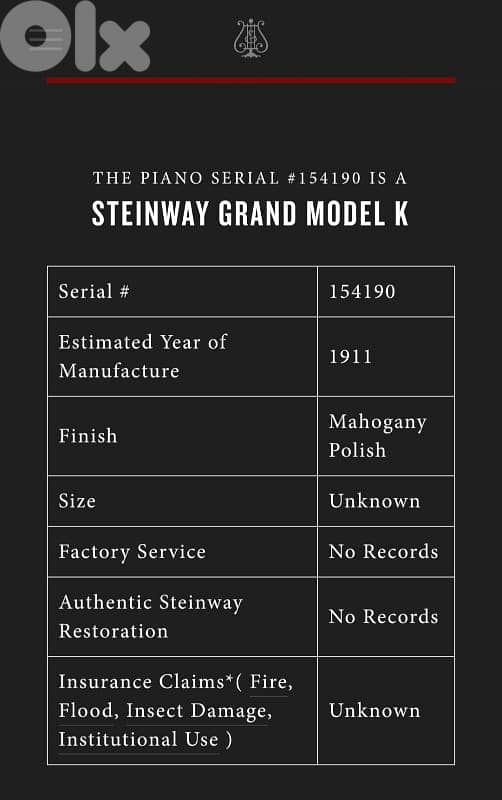 Piano Steinway & sons 10