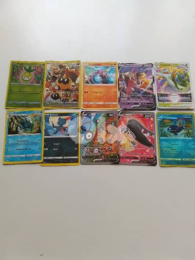 6 Pokémon cards