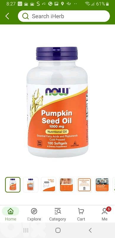 pumkin seed oil