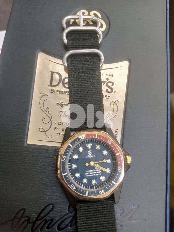 vintage  diver watch 300m  professional  Pepsi edition cityMan 1