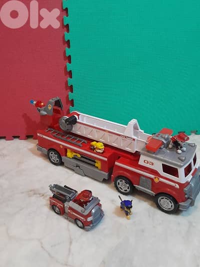 paw patrol fire truck